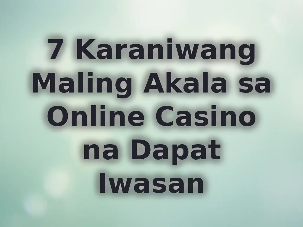 Karaniwang Maling Akala