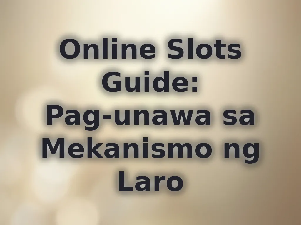 Online Slots Guide